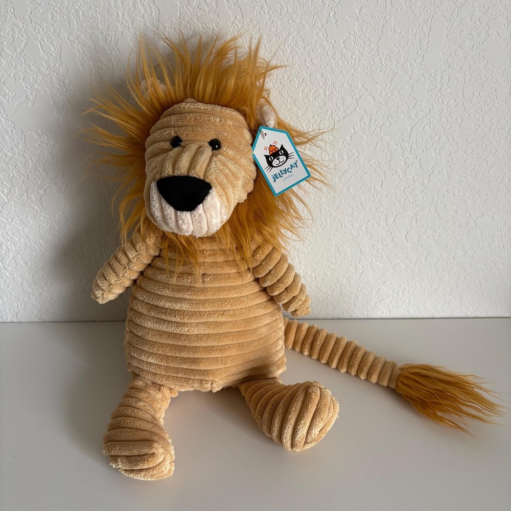 NWT Retired Jellycat Medium Corey Roy Lion ROY3LNN